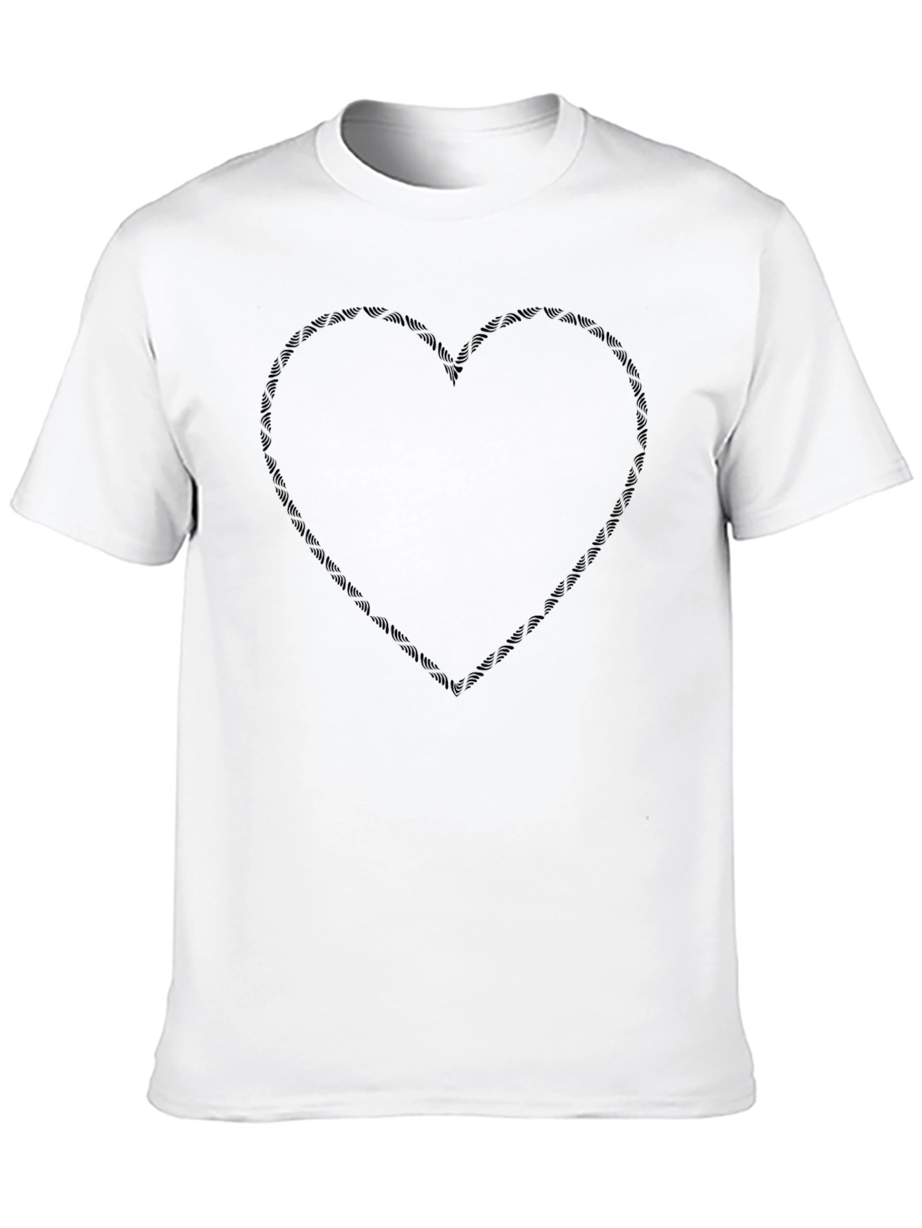 Black Heart Graphic Tee - Modern Casual Style