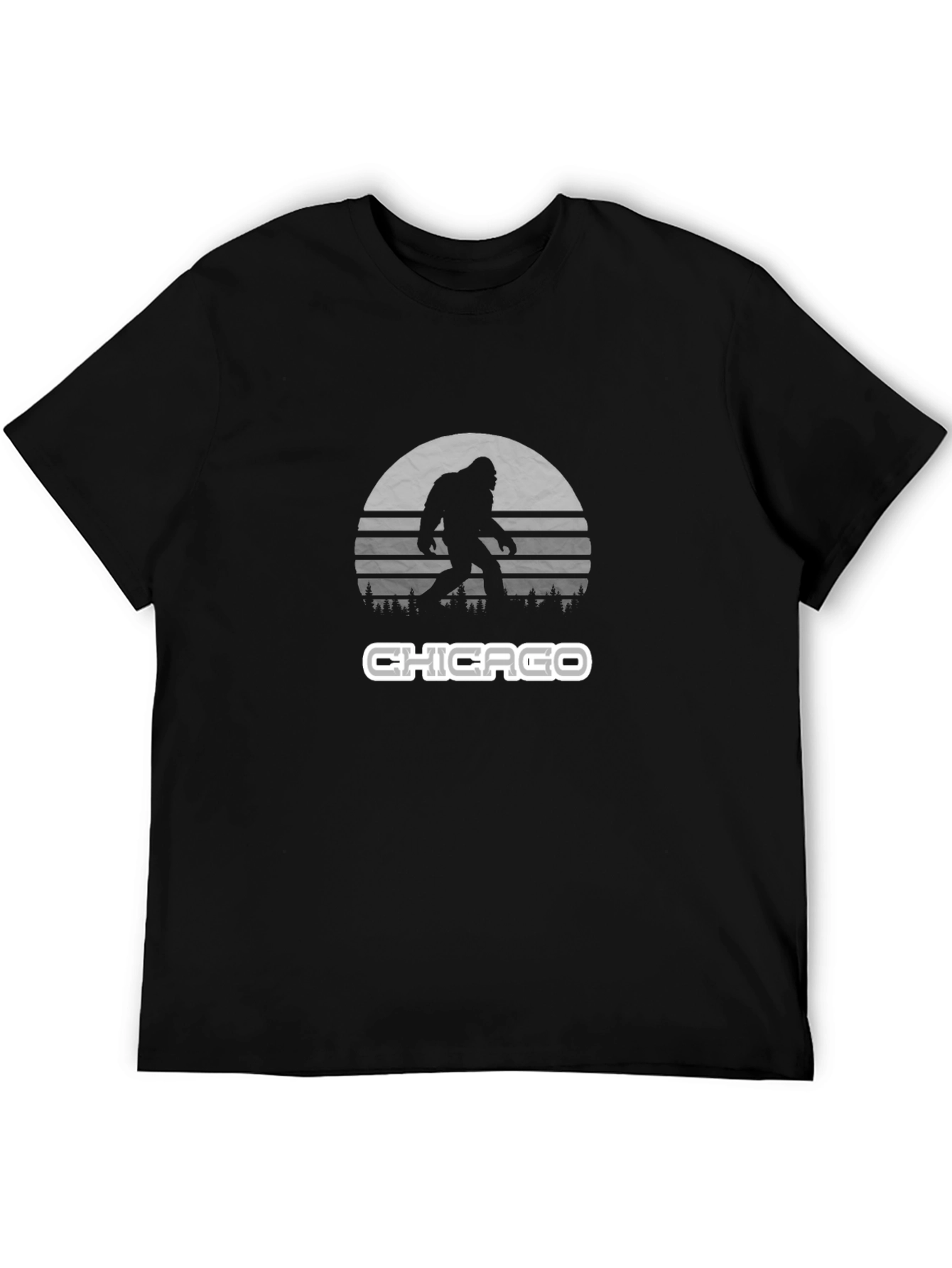 Chicago Bigfoot Retro Style T-Shirt