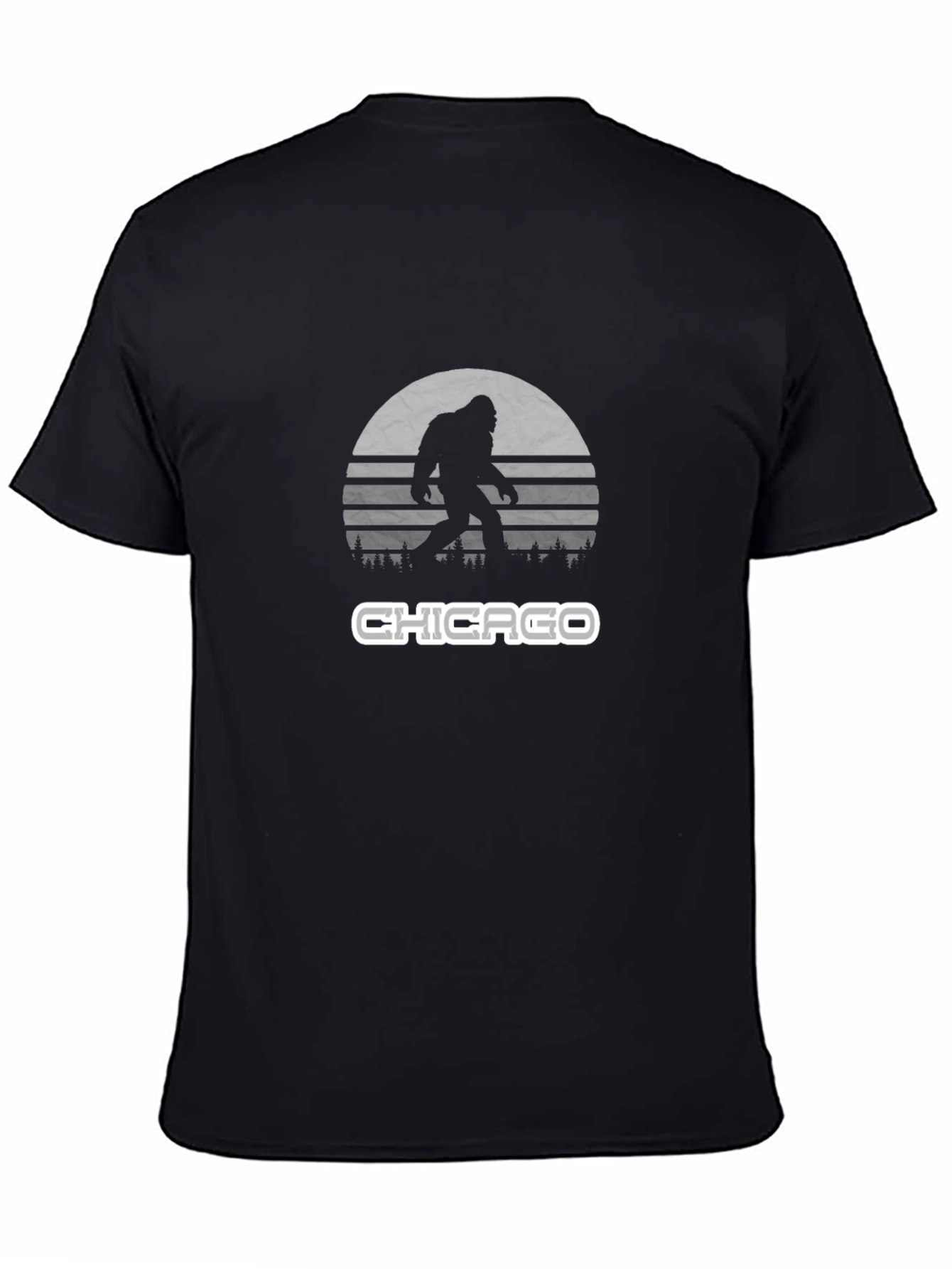 Chicago Bigfoot Retro Style T-Shirt