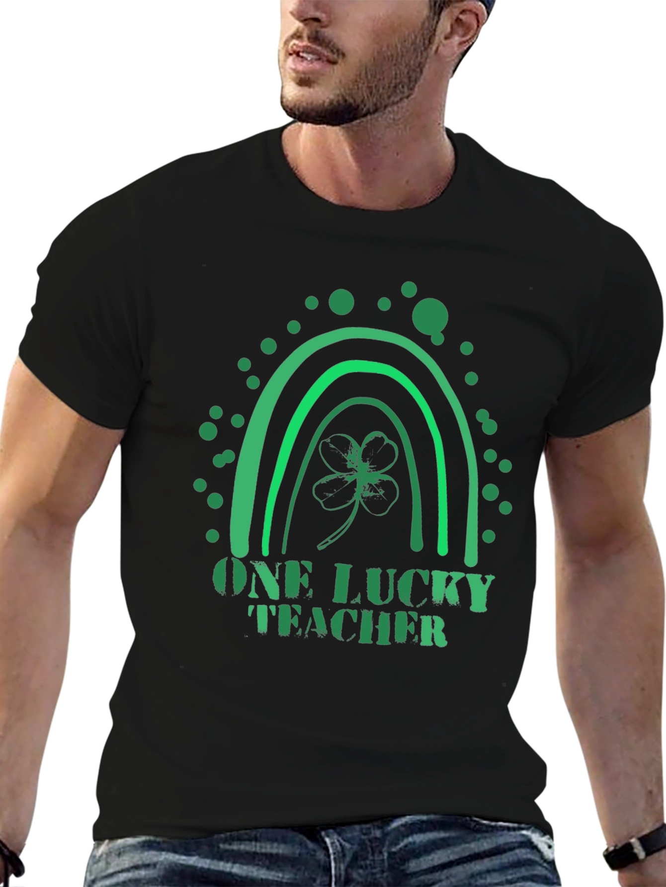 One Lucky Teacher St. Patricks Day Graphic Tee