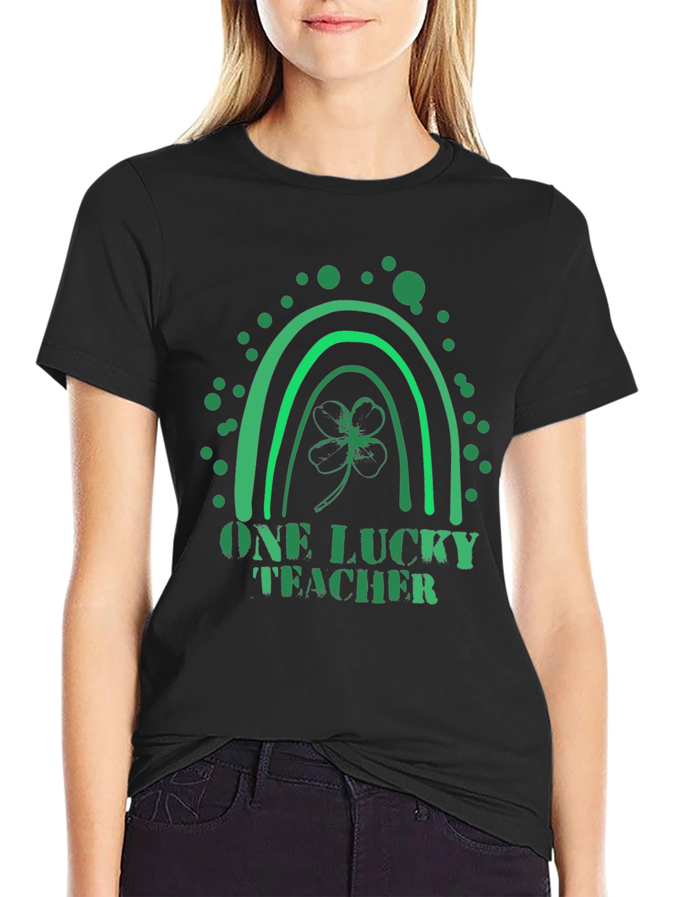One Lucky Teacher St. Patricks Day Graphic Tee