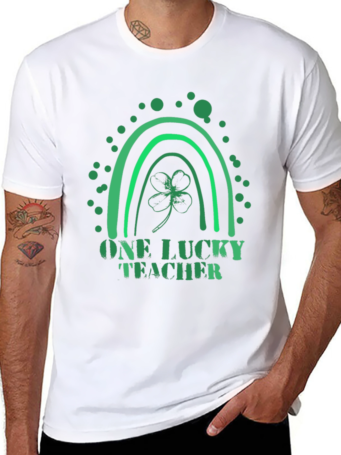 One Lucky Teacher St. Patricks Day Graphic Tee