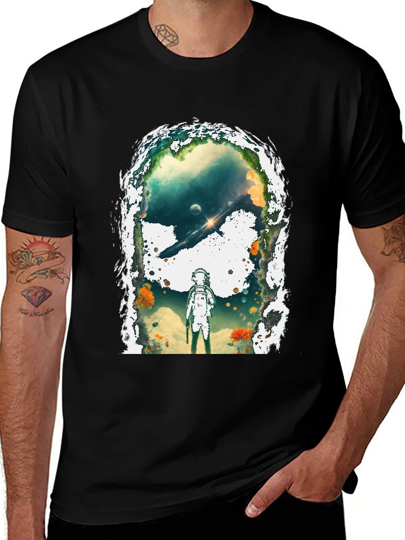 Astronaut Galaxy T-Shirt