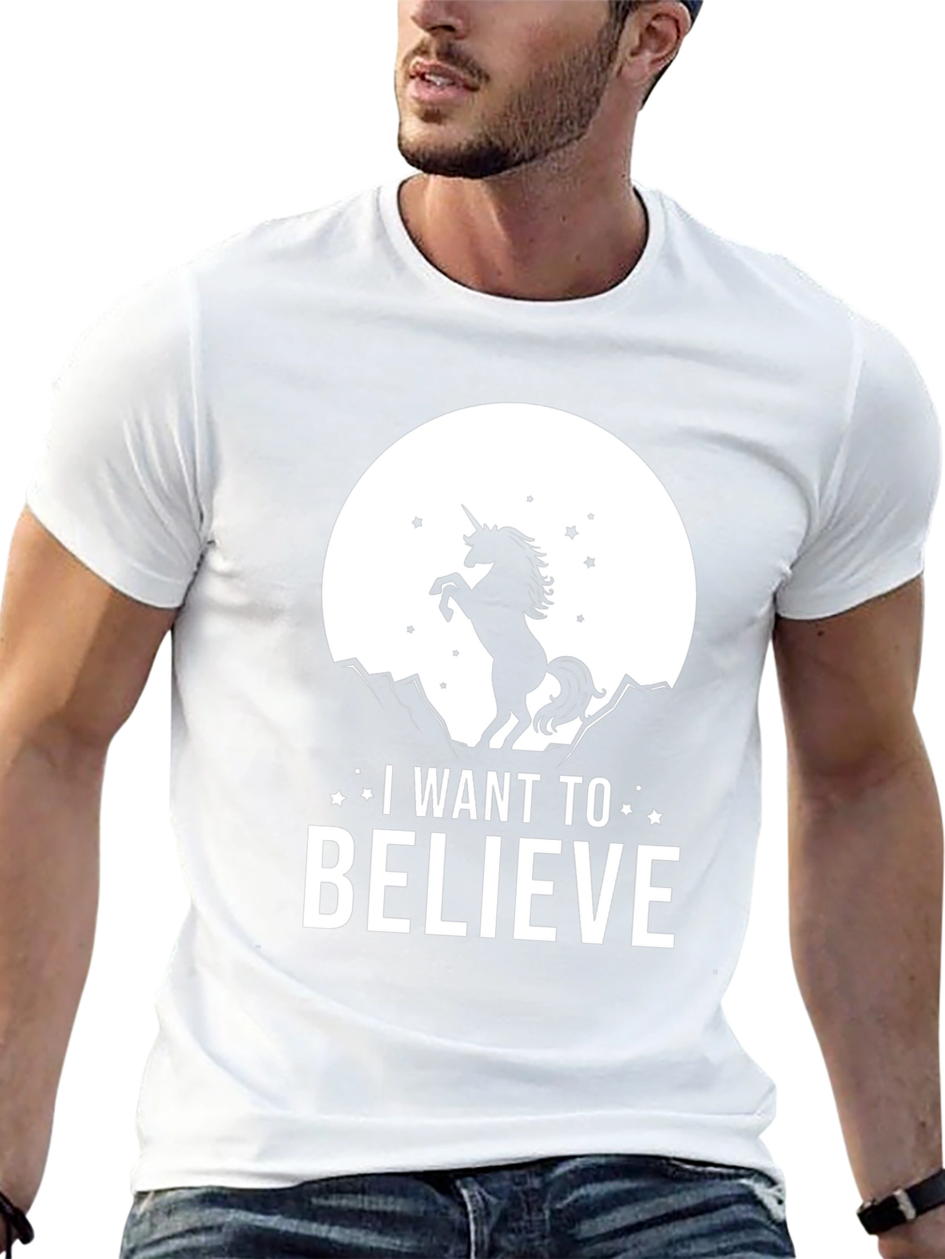 I Want To Believe Unicorn T-Shirt