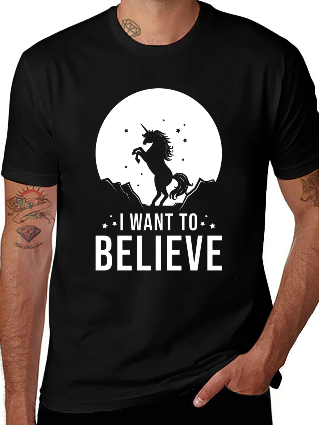 I Want To Believe Unicorn T-Shirt