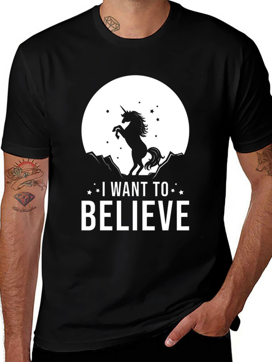 I Want To Believe Unicorn T-Shirt