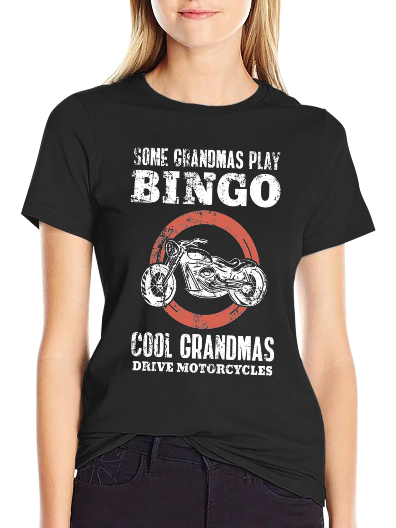 Cool Grandmas Drive Motorcycles T-Shirt