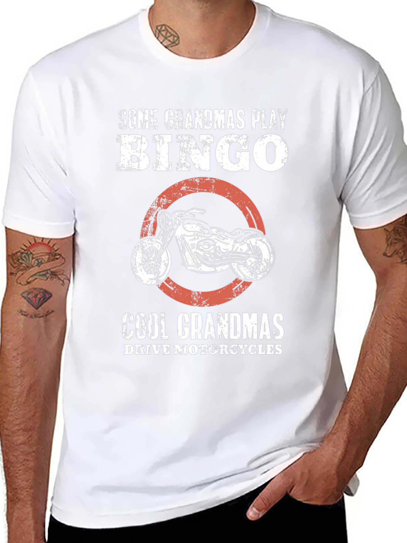 Cool Grandmas Drive Motorcycles T-Shirt