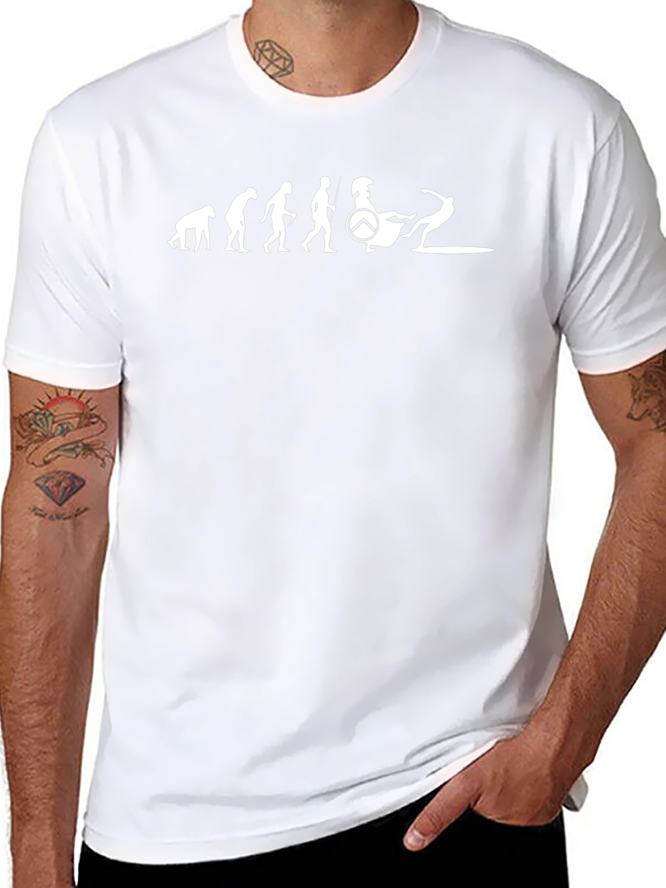 Spartan Surfer Evolution Graphic T-Shirt