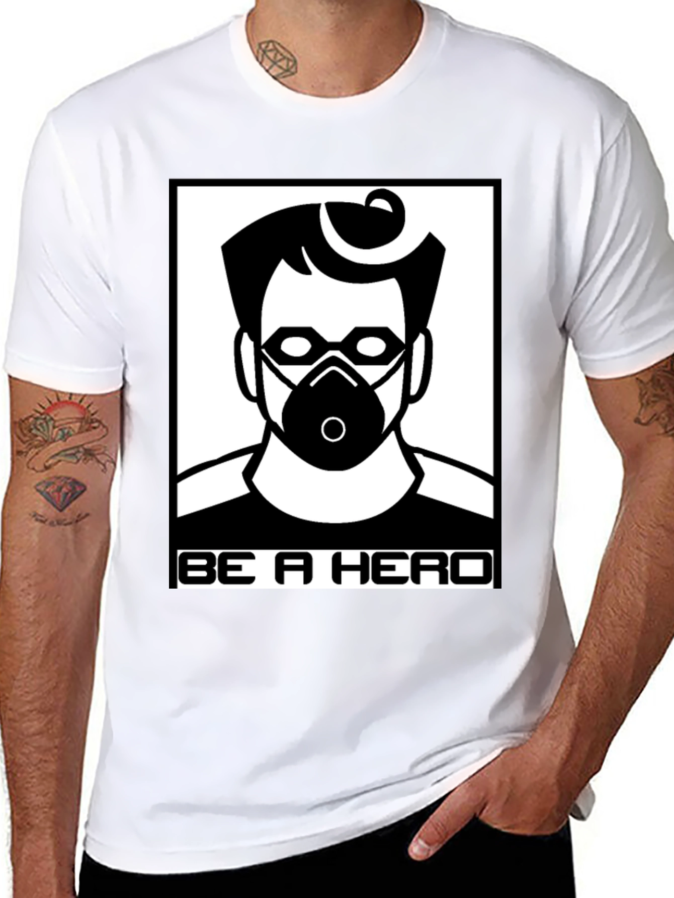 Be A Hero T-Shirt - Masked Hero