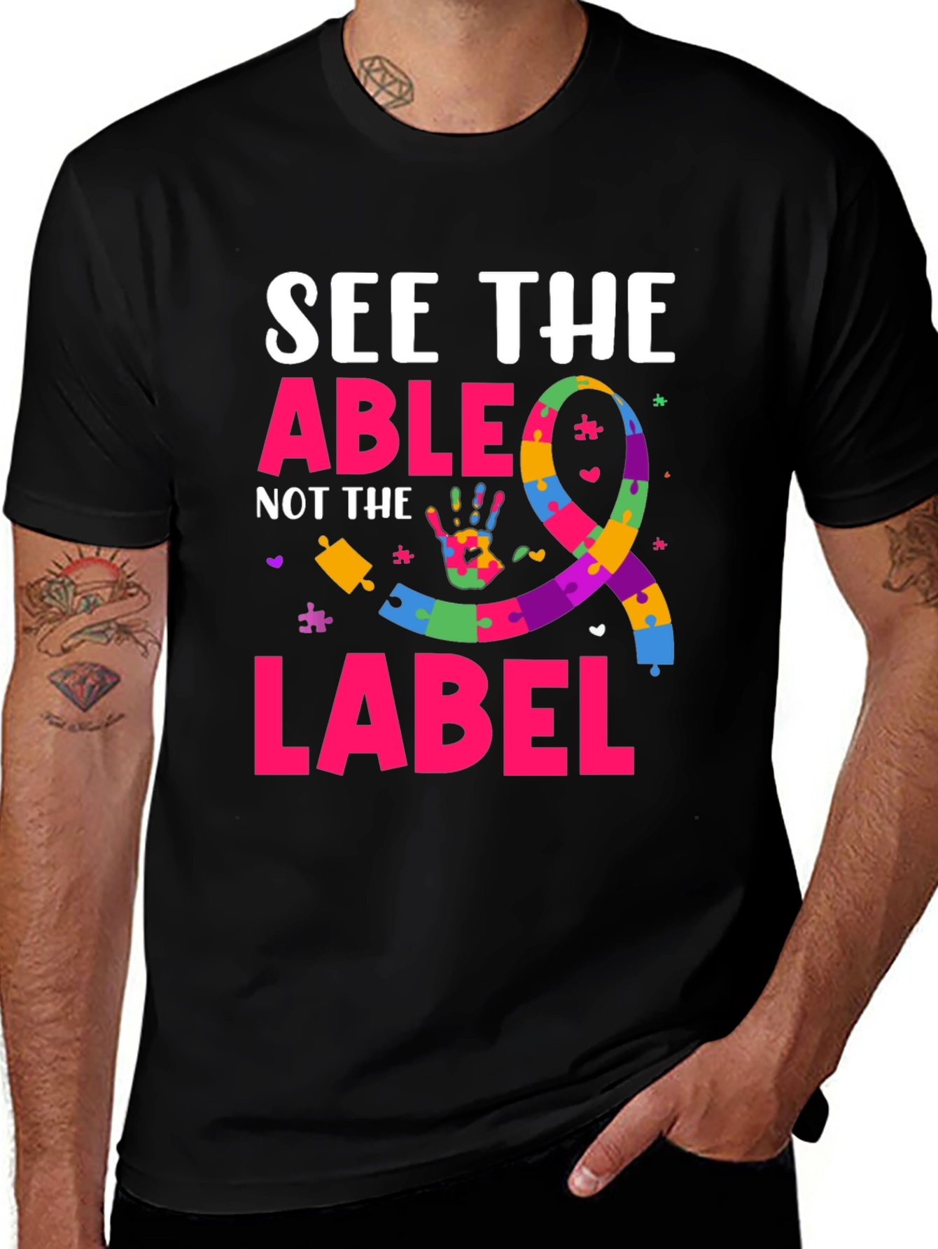 See The Able Not The Label Autism Awareness T-Shirt