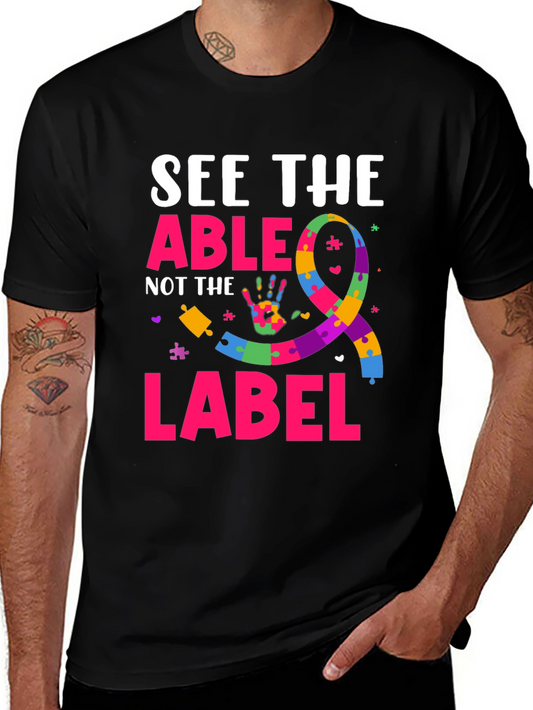 See The Able Not The Label Autism Awareness T-Shirt