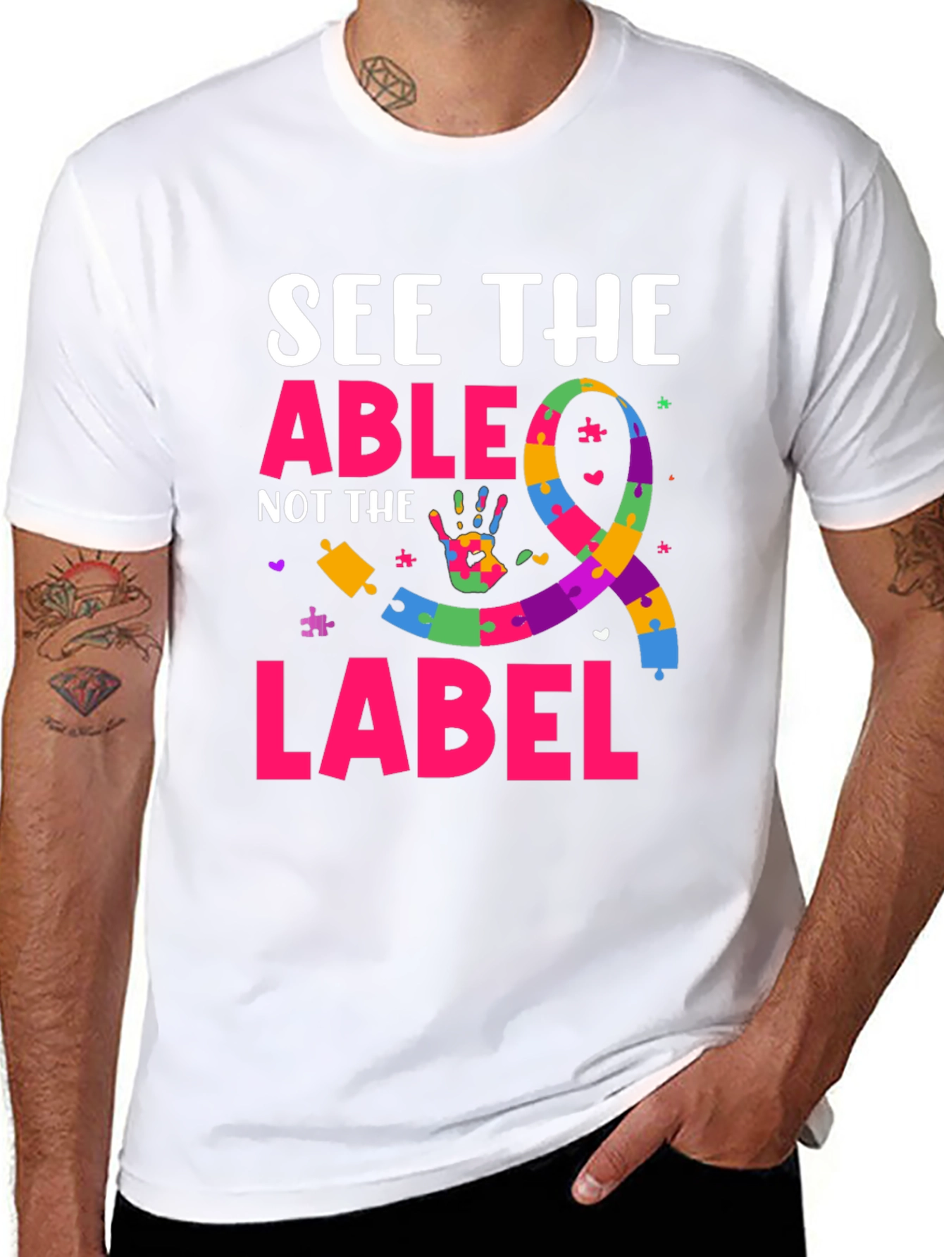 See The Able Not The Label Autism Awareness T-Shirt