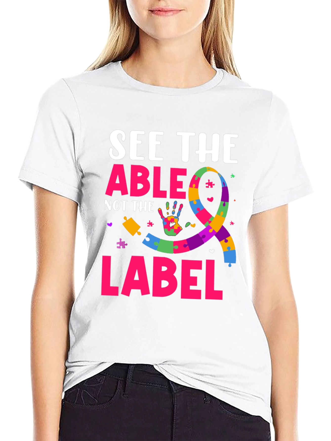 See The Able Not The Label Autism Awareness T-Shirt