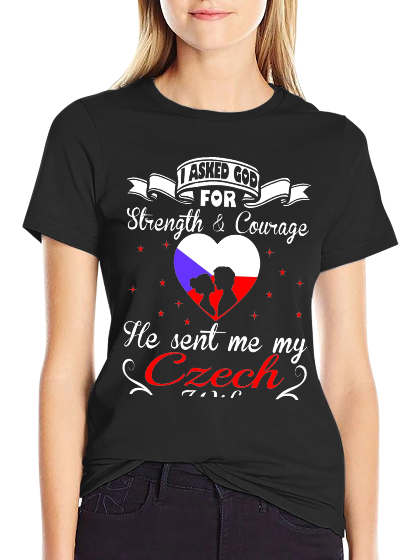 Czech Pride T-Shirt: Strength & Courage