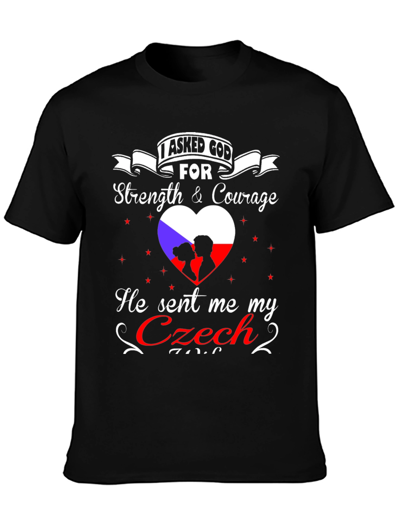 Czech Pride T-Shirt: Strength & Courage