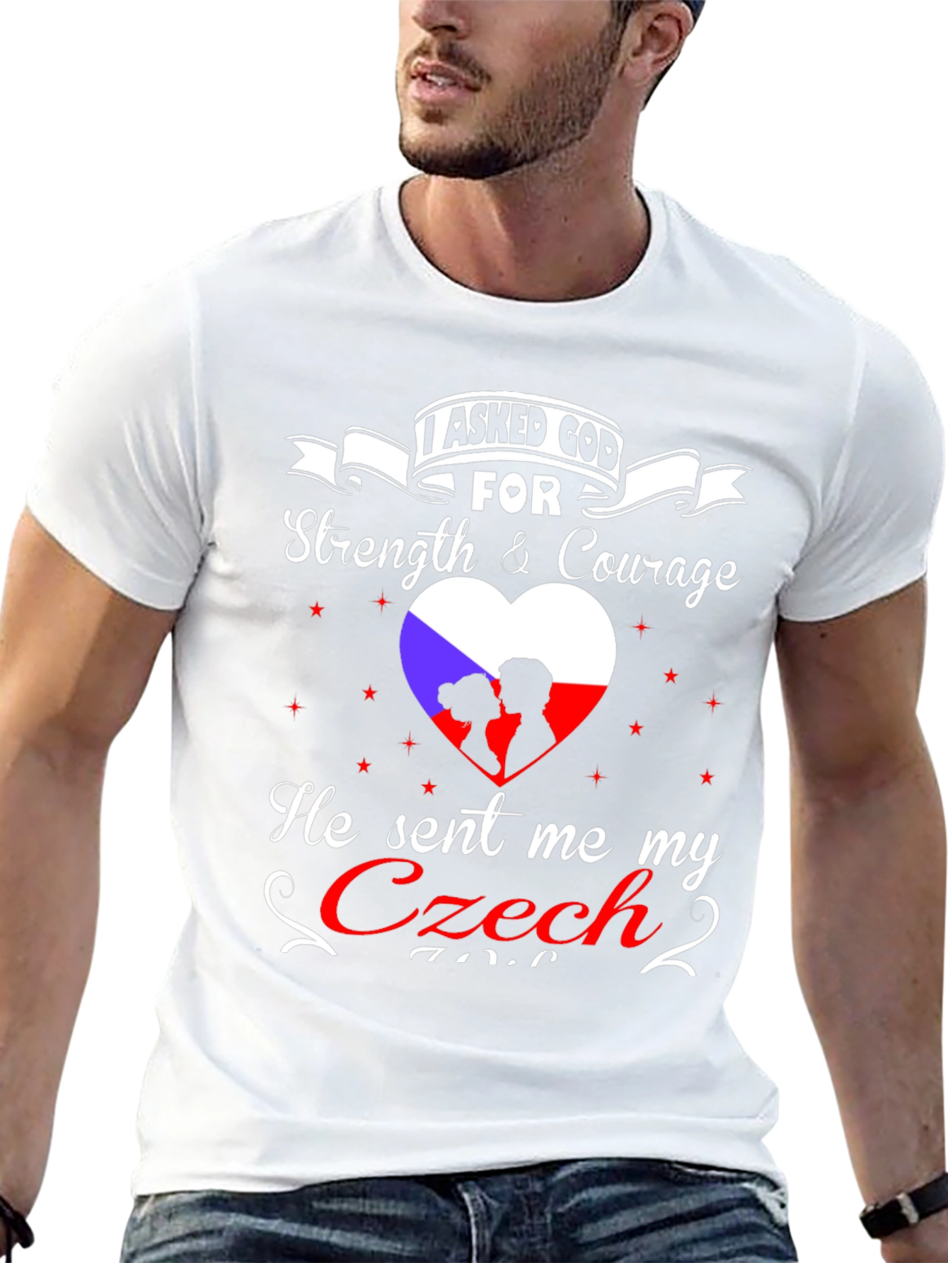Czech Pride T-Shirt: Strength & Courage