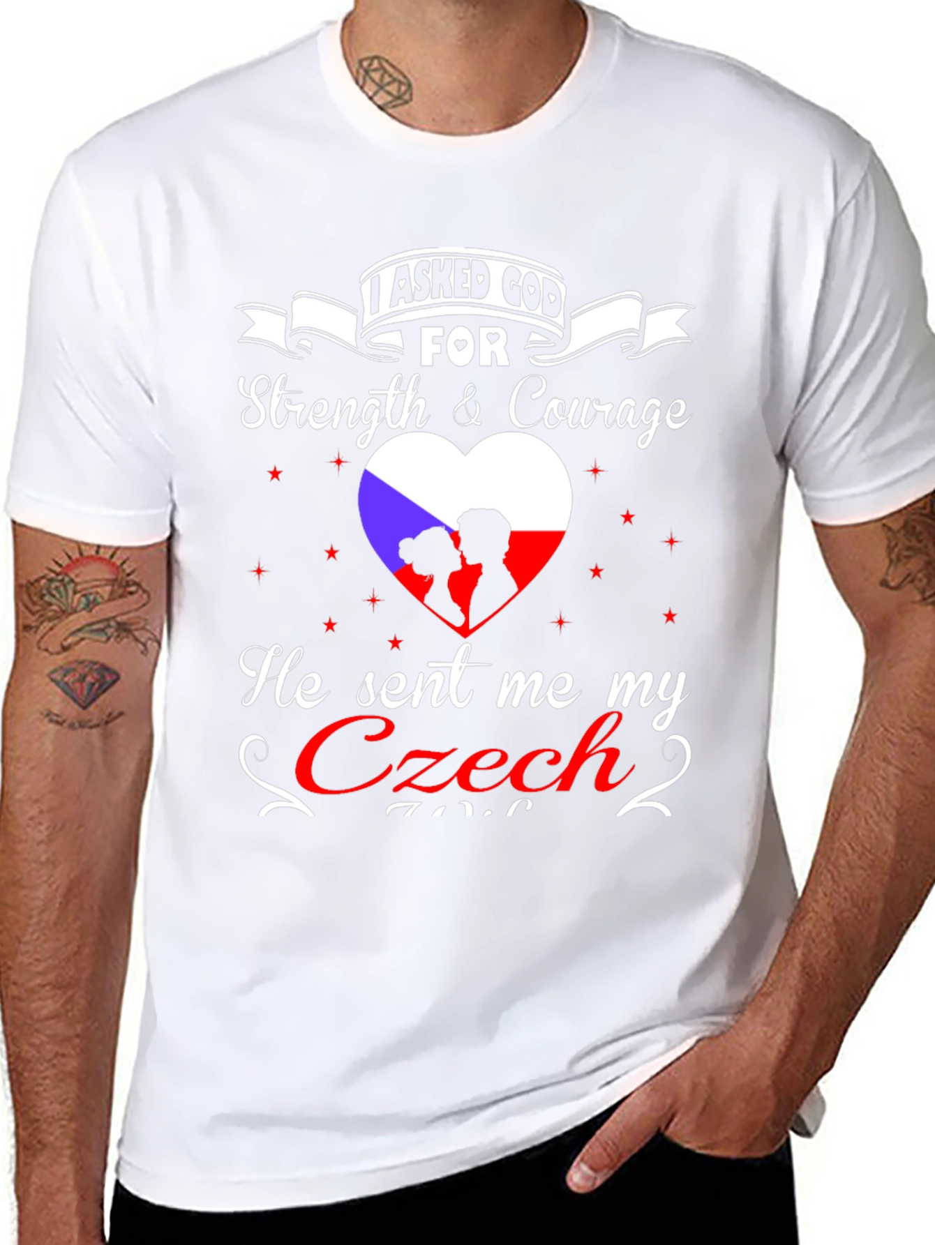 Czech Pride T-Shirt: Strength & Courage