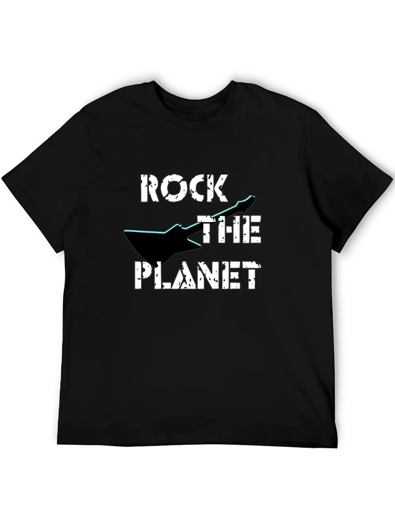 Rock the Planet Graphic Tee - Black