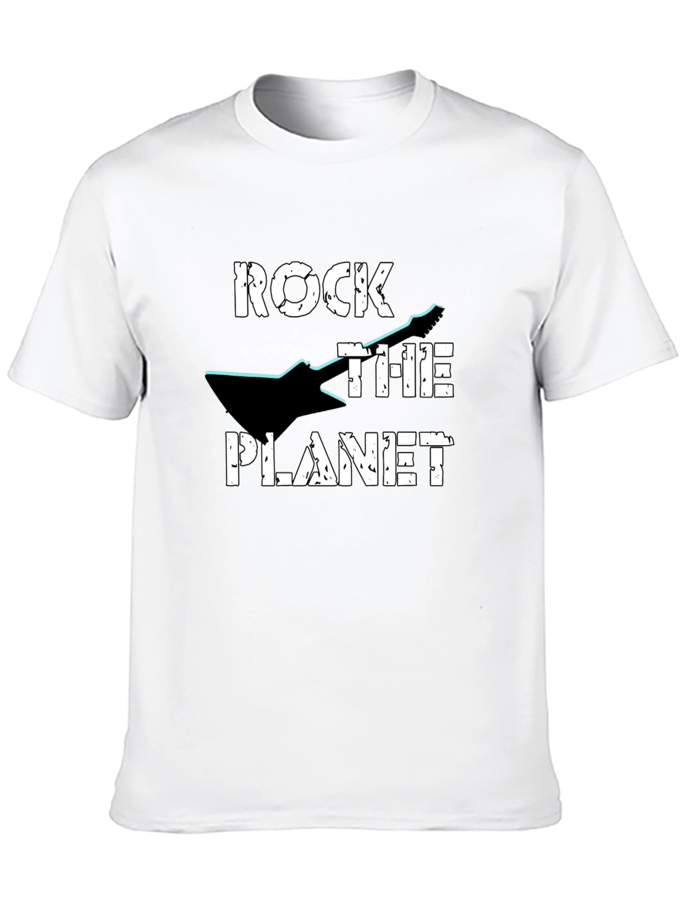 Rock the Planet Graphic Tee - Black