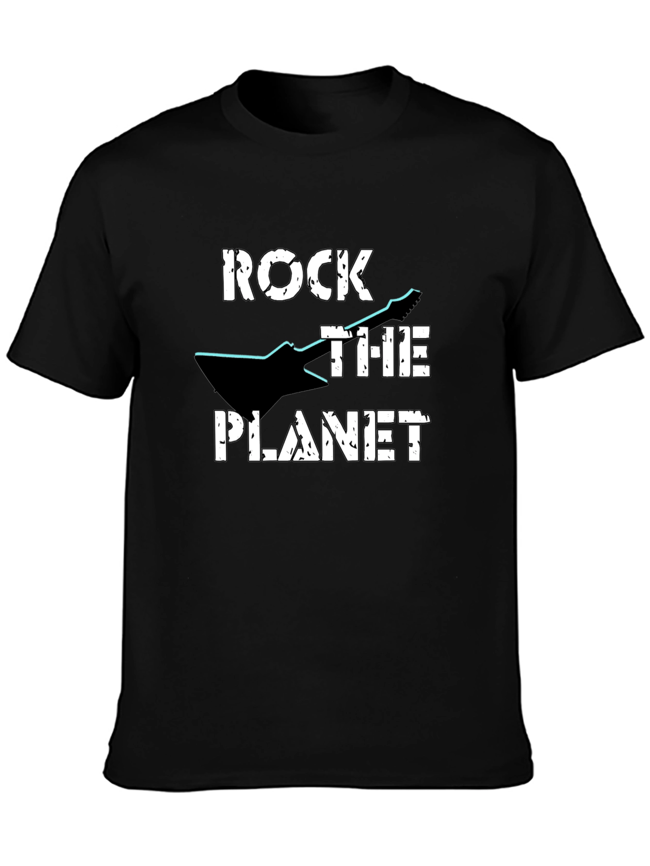 Rock the Planet Graphic Tee - Black