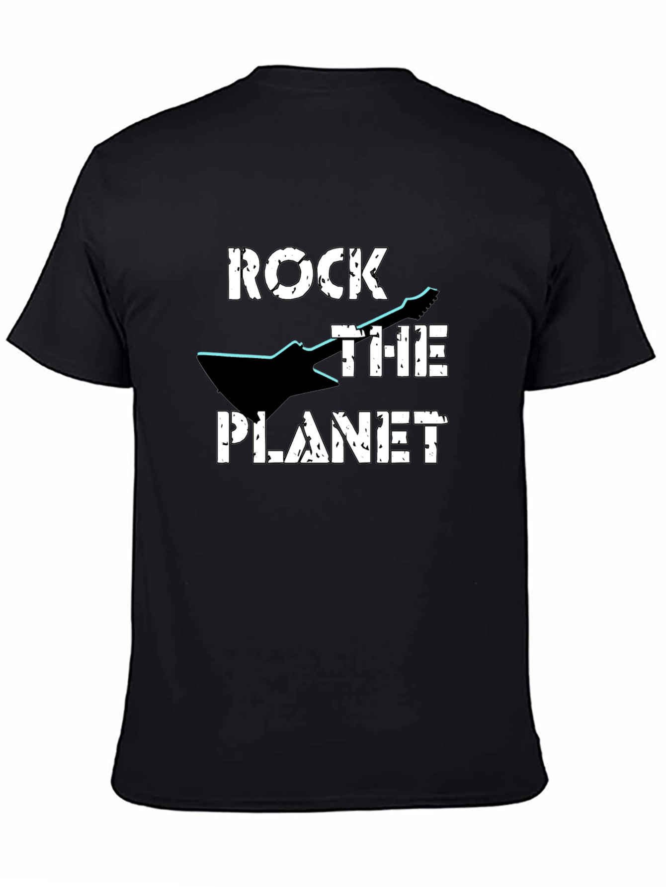Rock the Planet Graphic Tee - Black