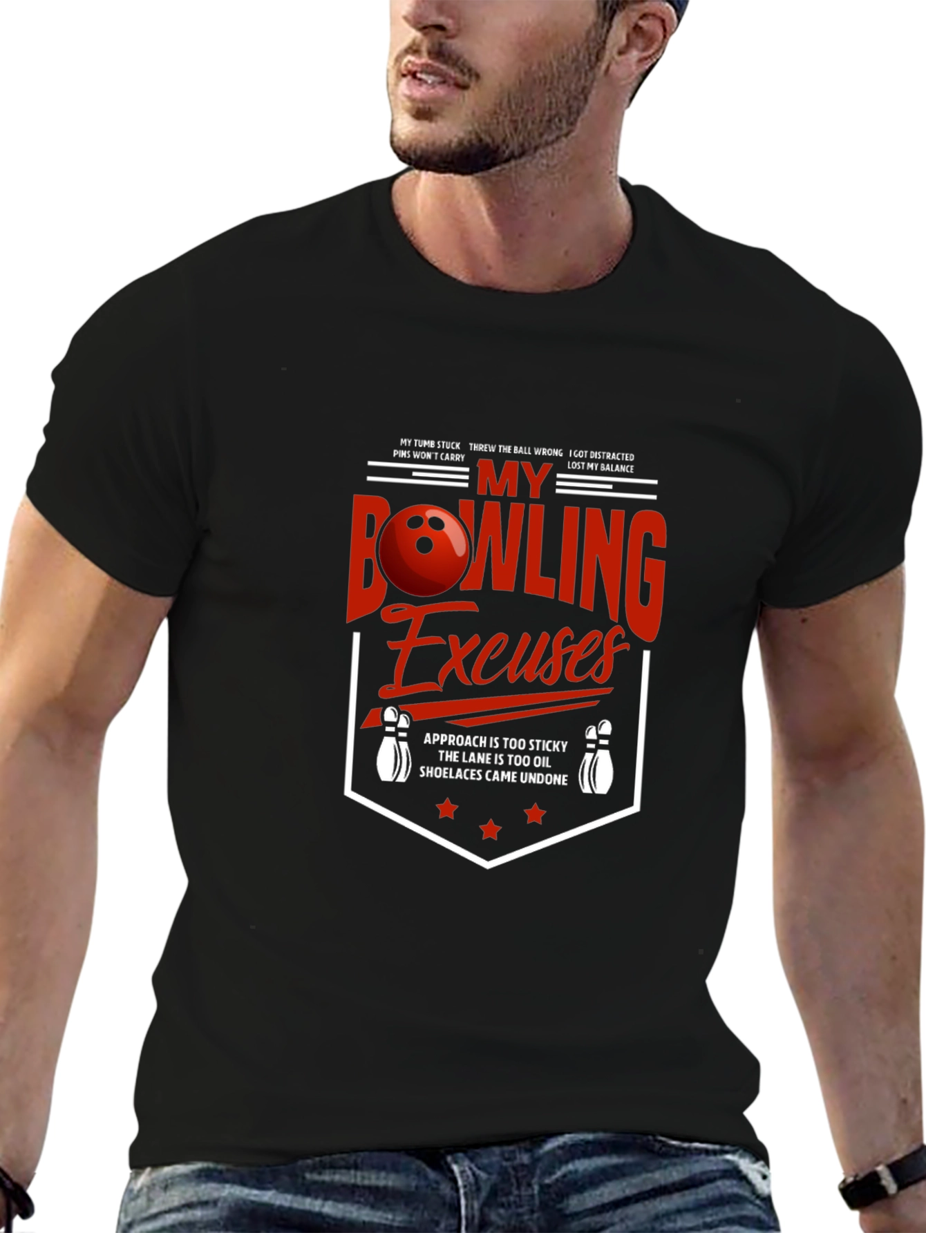 Funny Bowling Excuses T-Shirt