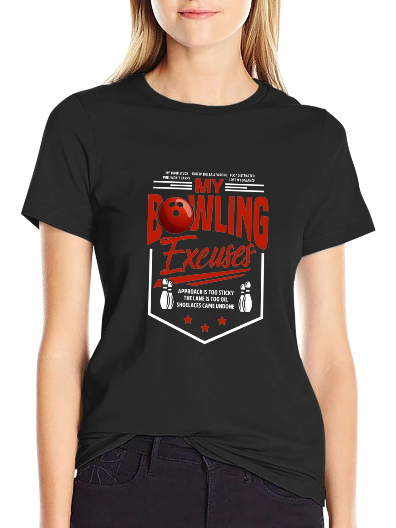 Funny Bowling Excuses T-Shirt