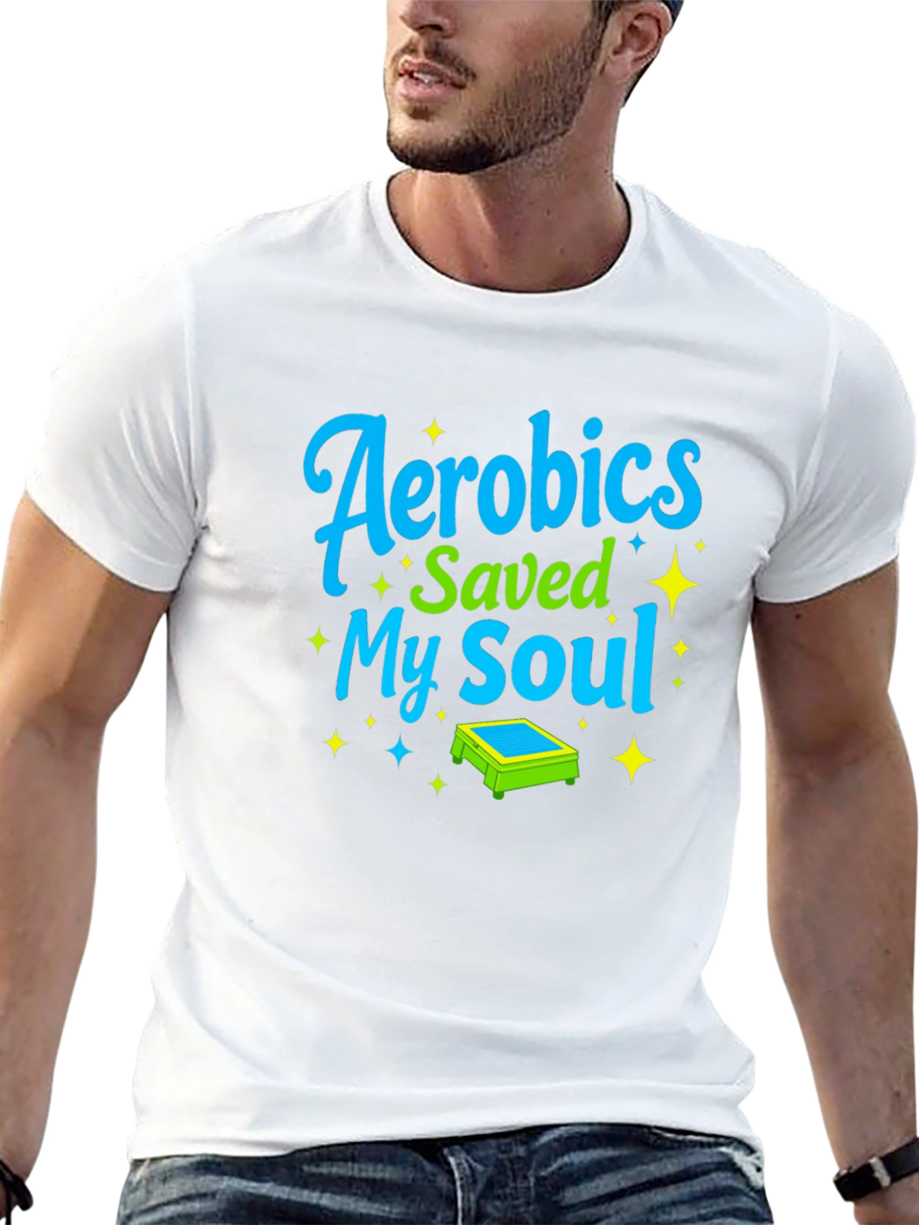 Aerobics Saved My Soul Graphic Tee
