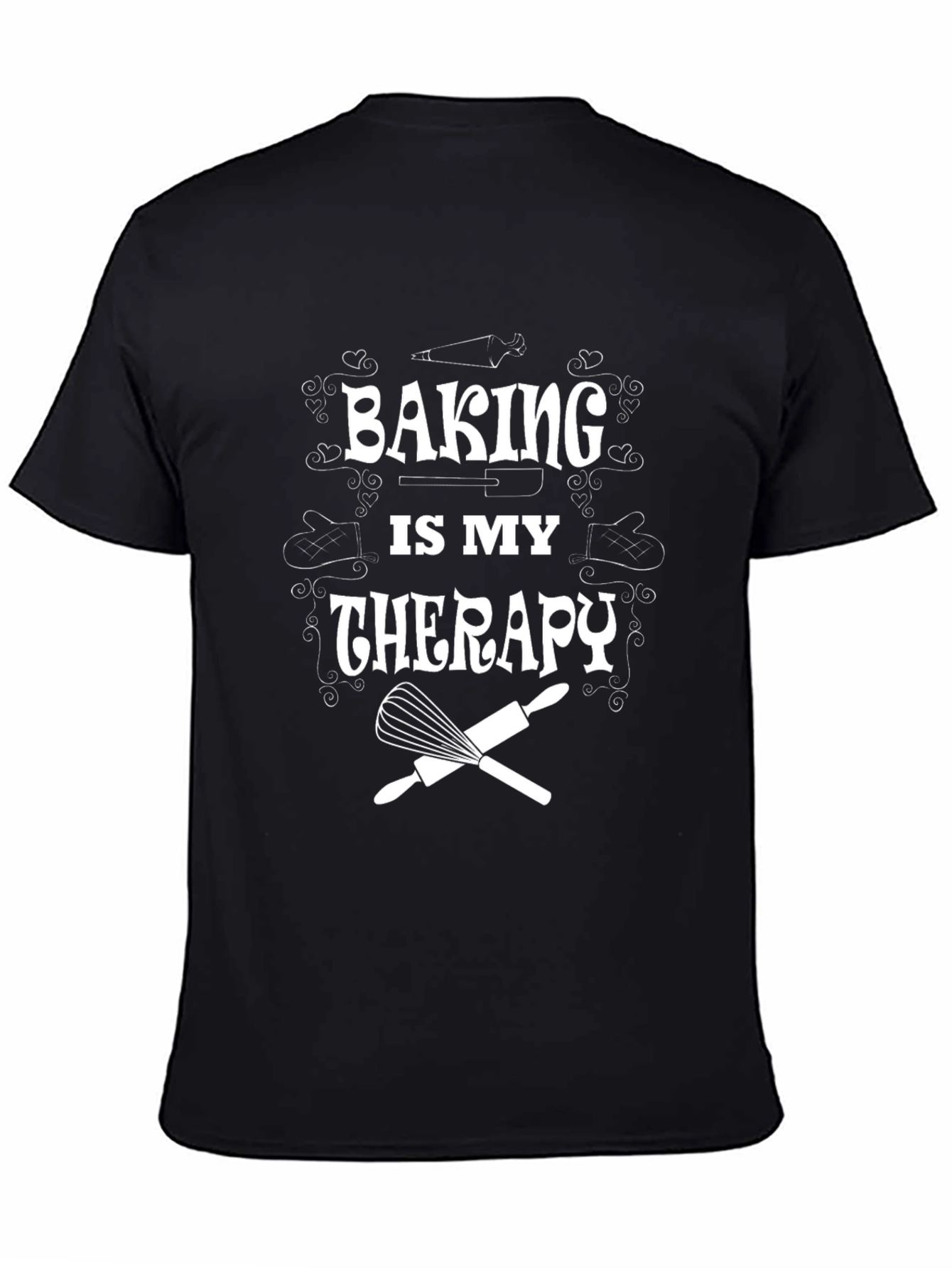 Baking is My Therapy Graphic T-Shirt