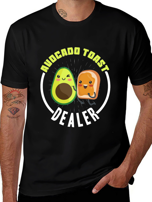 Avocado Toast Dealer Funny Graphic T-Shirt