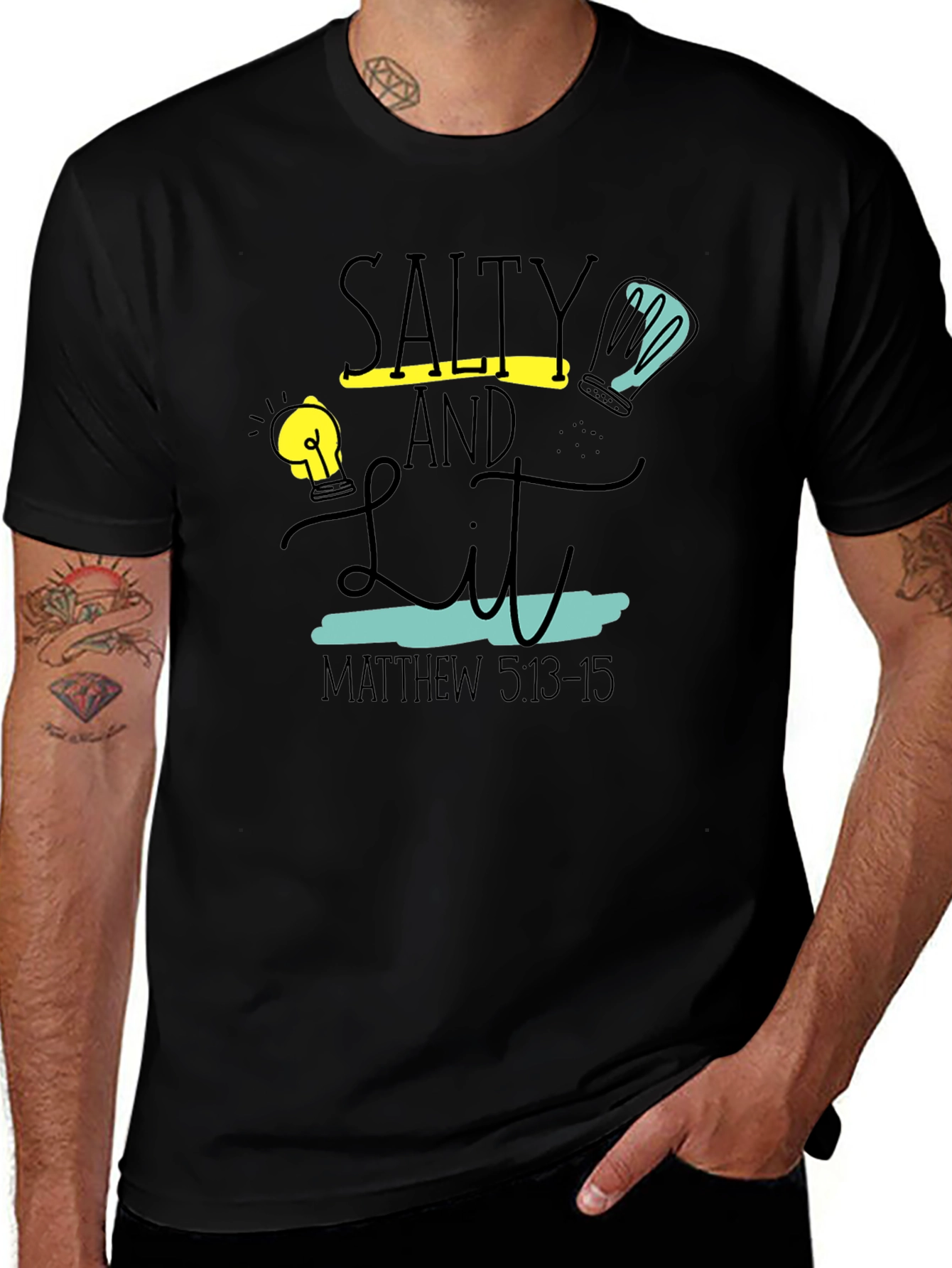 Salty And Lit Christian T-Shirt