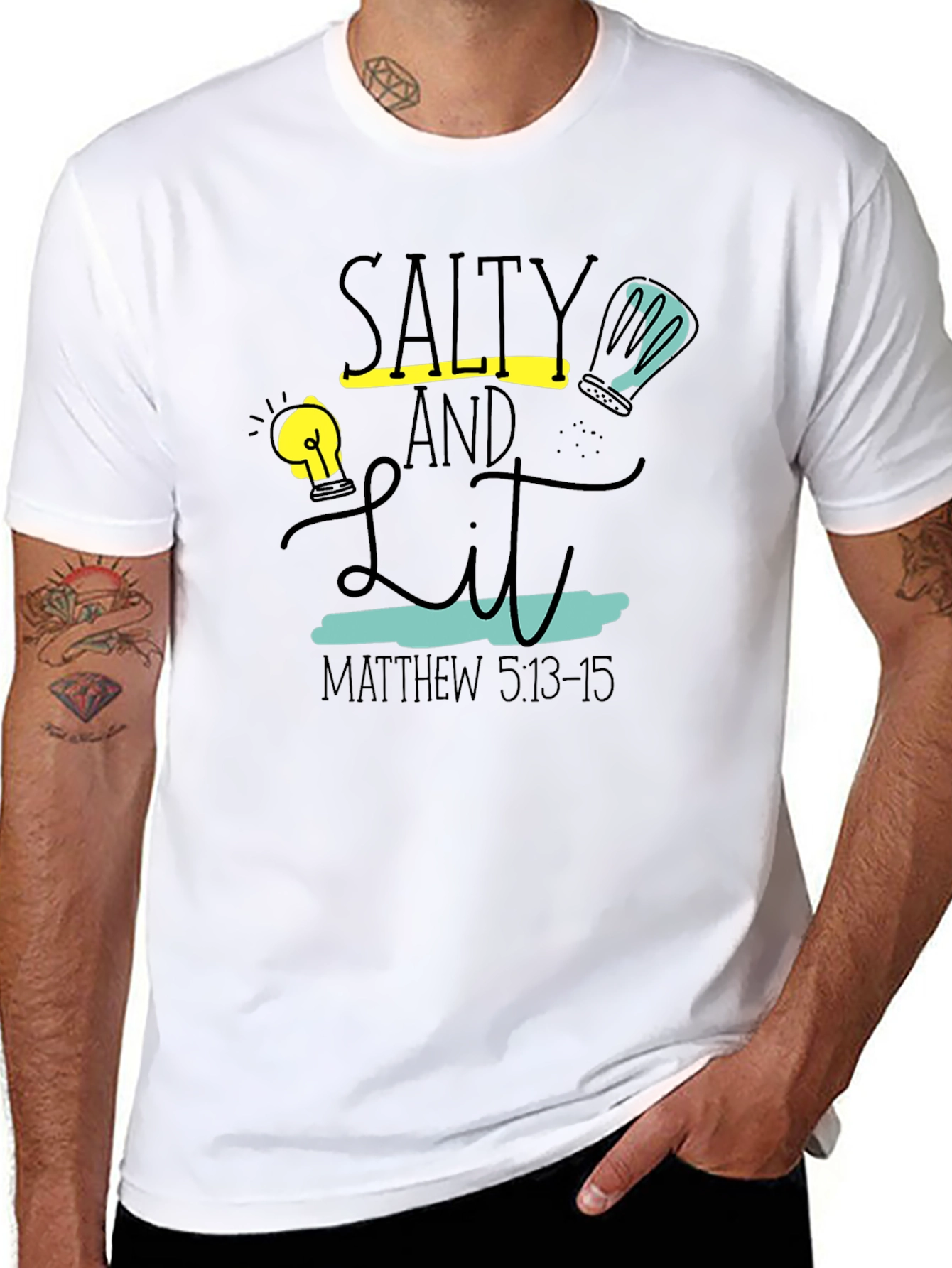 Salty And Lit Christian T-Shirt
