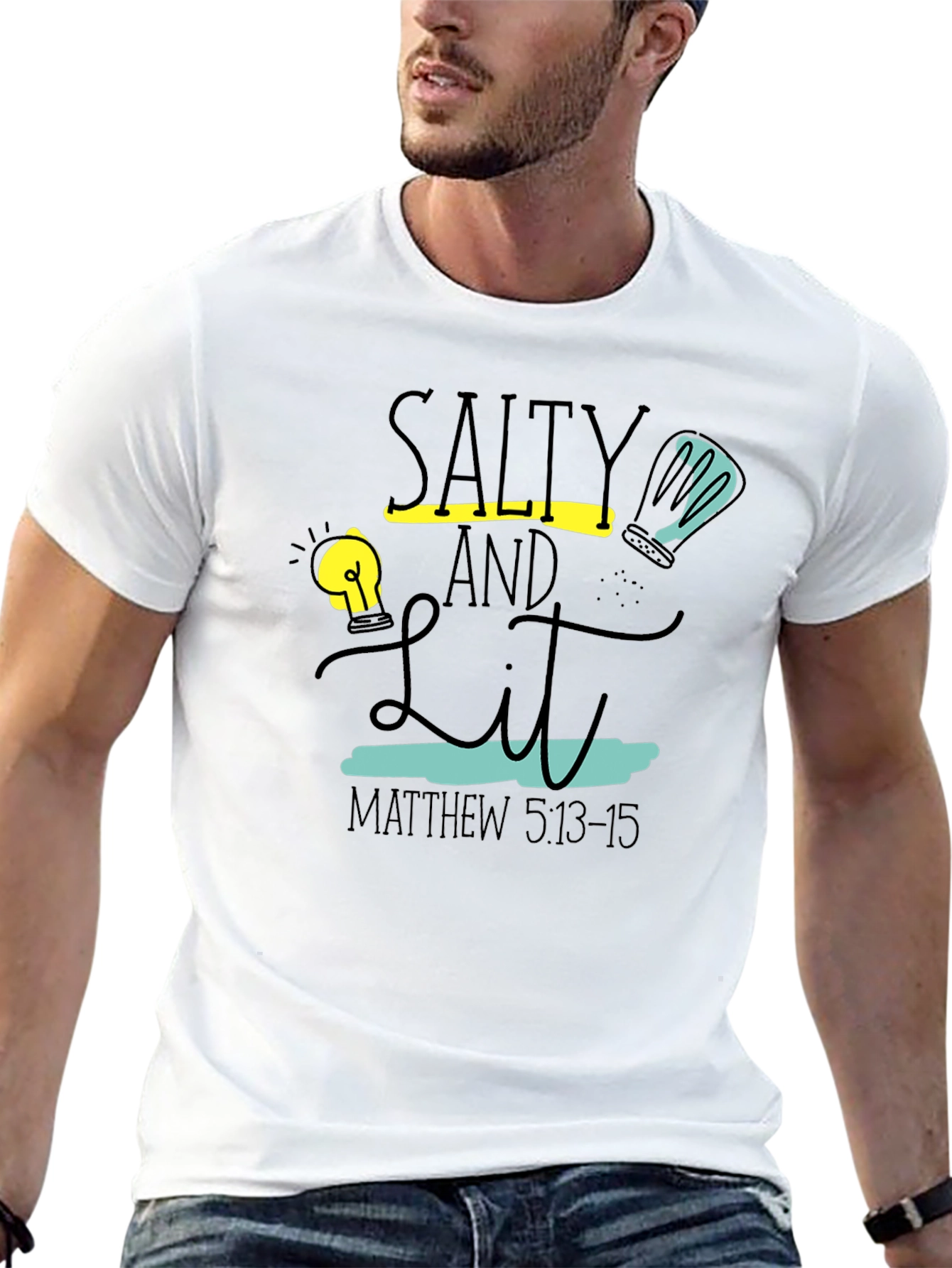 Salty And Lit Christian T-Shirt
