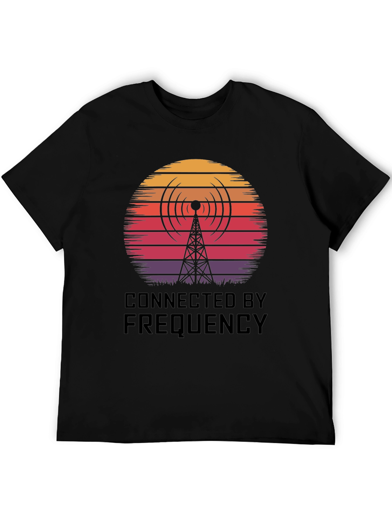 Connected by Frequency Graphic Tee