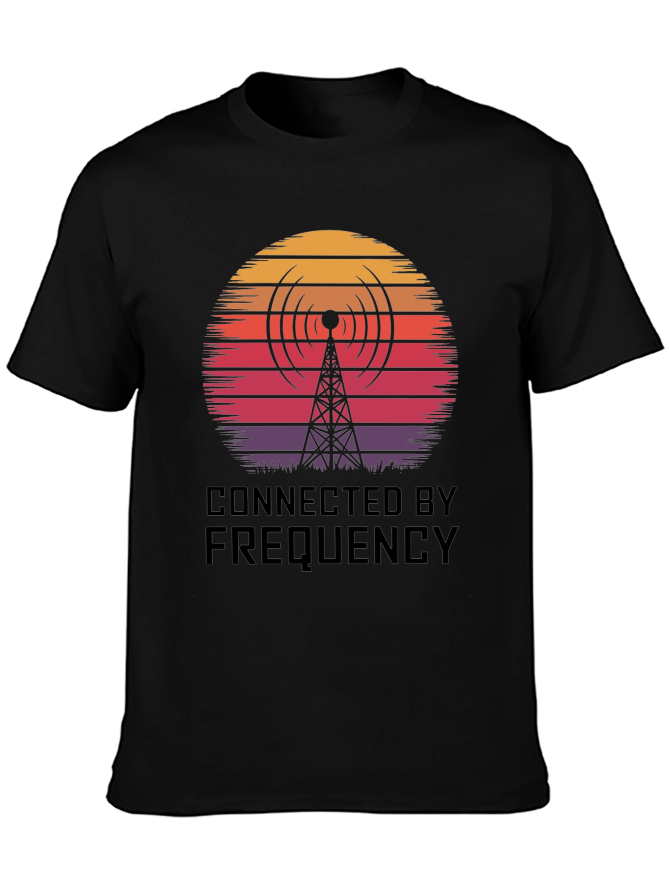 Connected by Frequency Graphic Tee