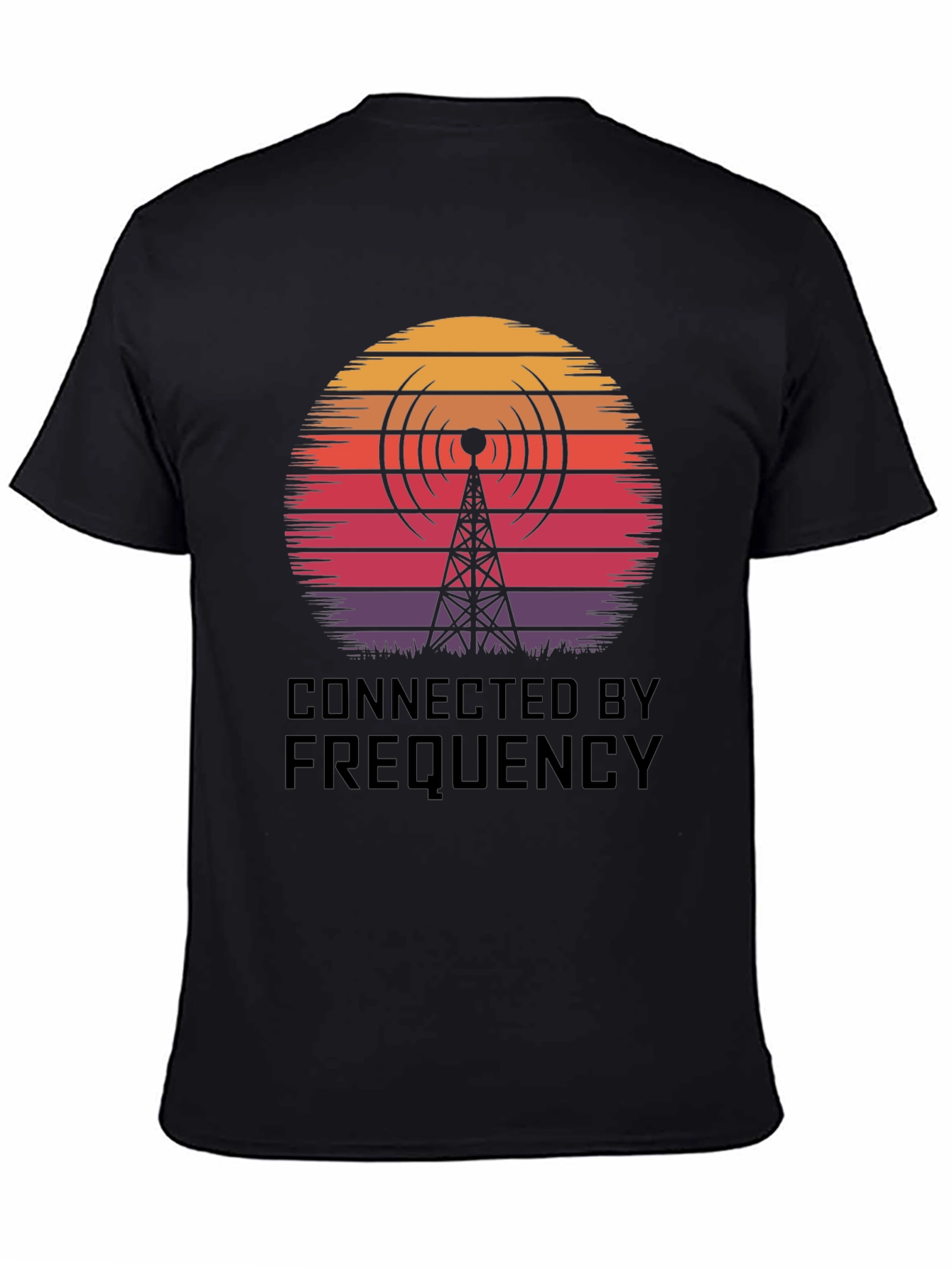 Connected by Frequency Graphic Tee