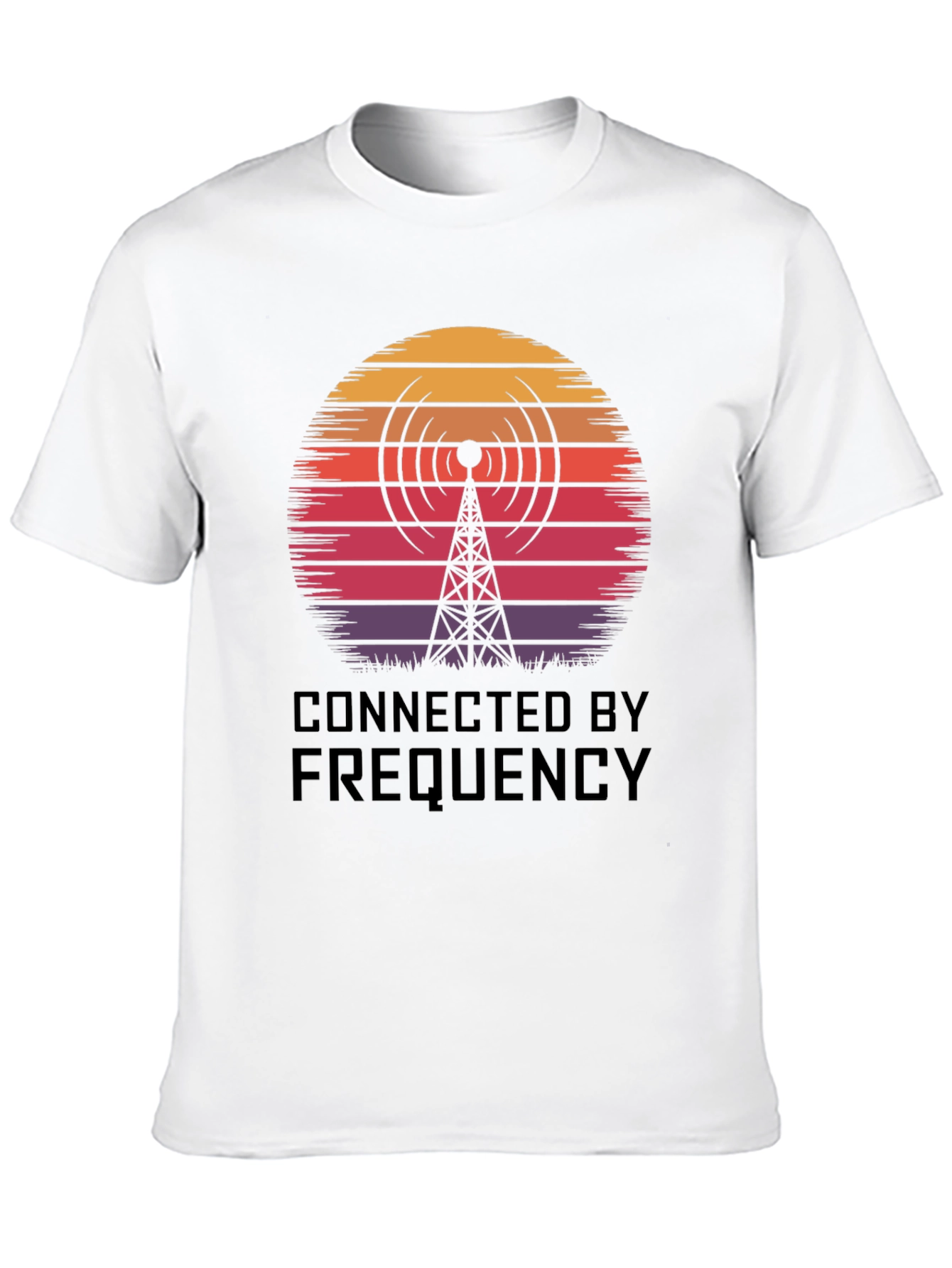 Connected by Frequency Graphic Tee