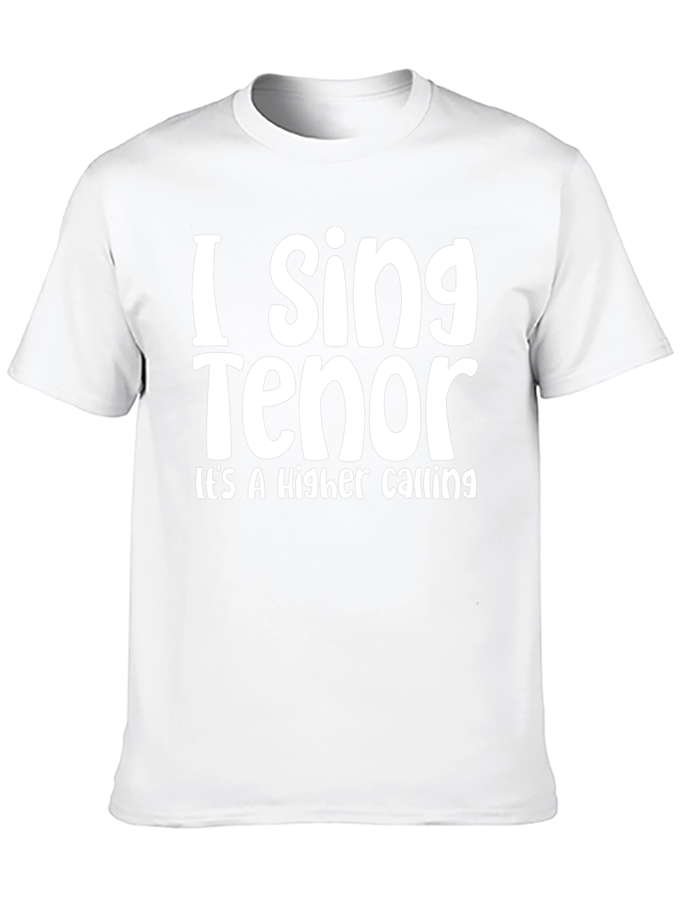 I Sing Tenor - Mens Black T-Shirt