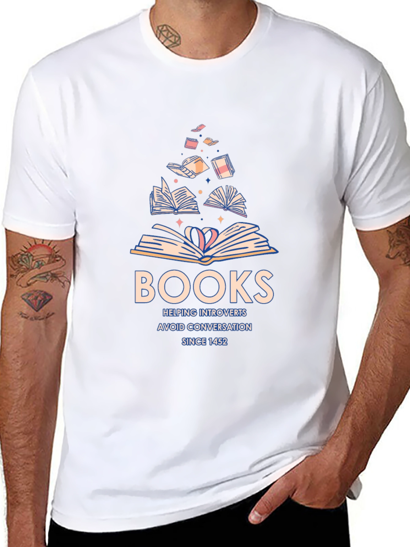Books Helping Introverts T-Shirt
