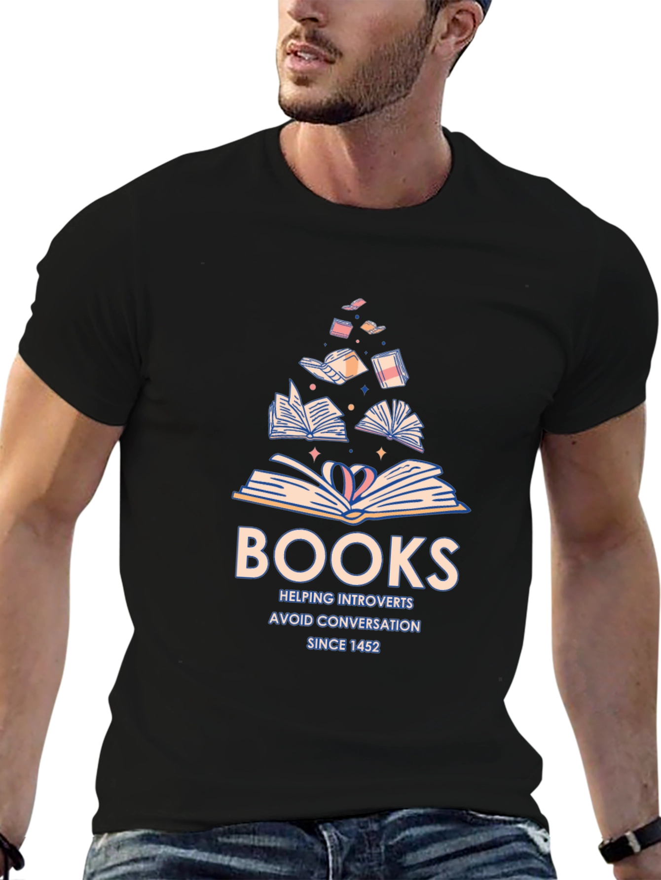 Books Helping Introverts T-Shirt