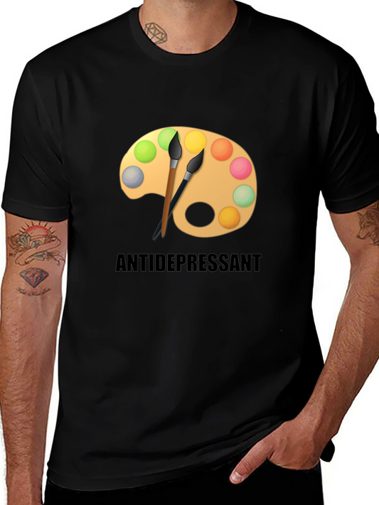 Antidepressant Artist Palette Graphic T-Shirt