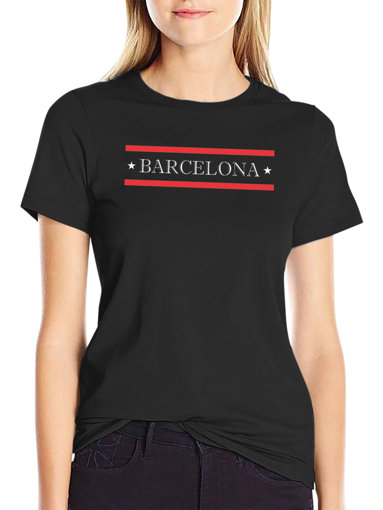 Barcelona Graphic Tee - Stylish City Pride