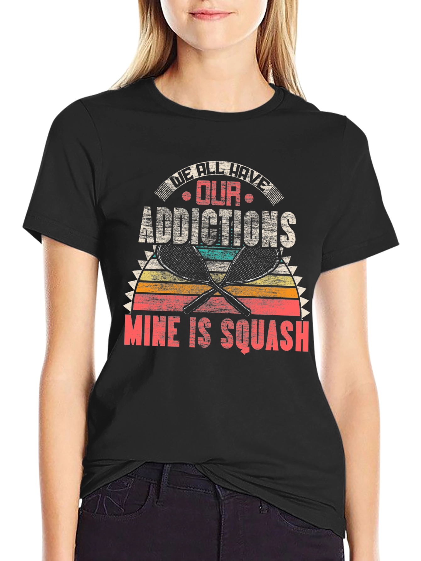 Squash Addictions Graphic T-Shirt