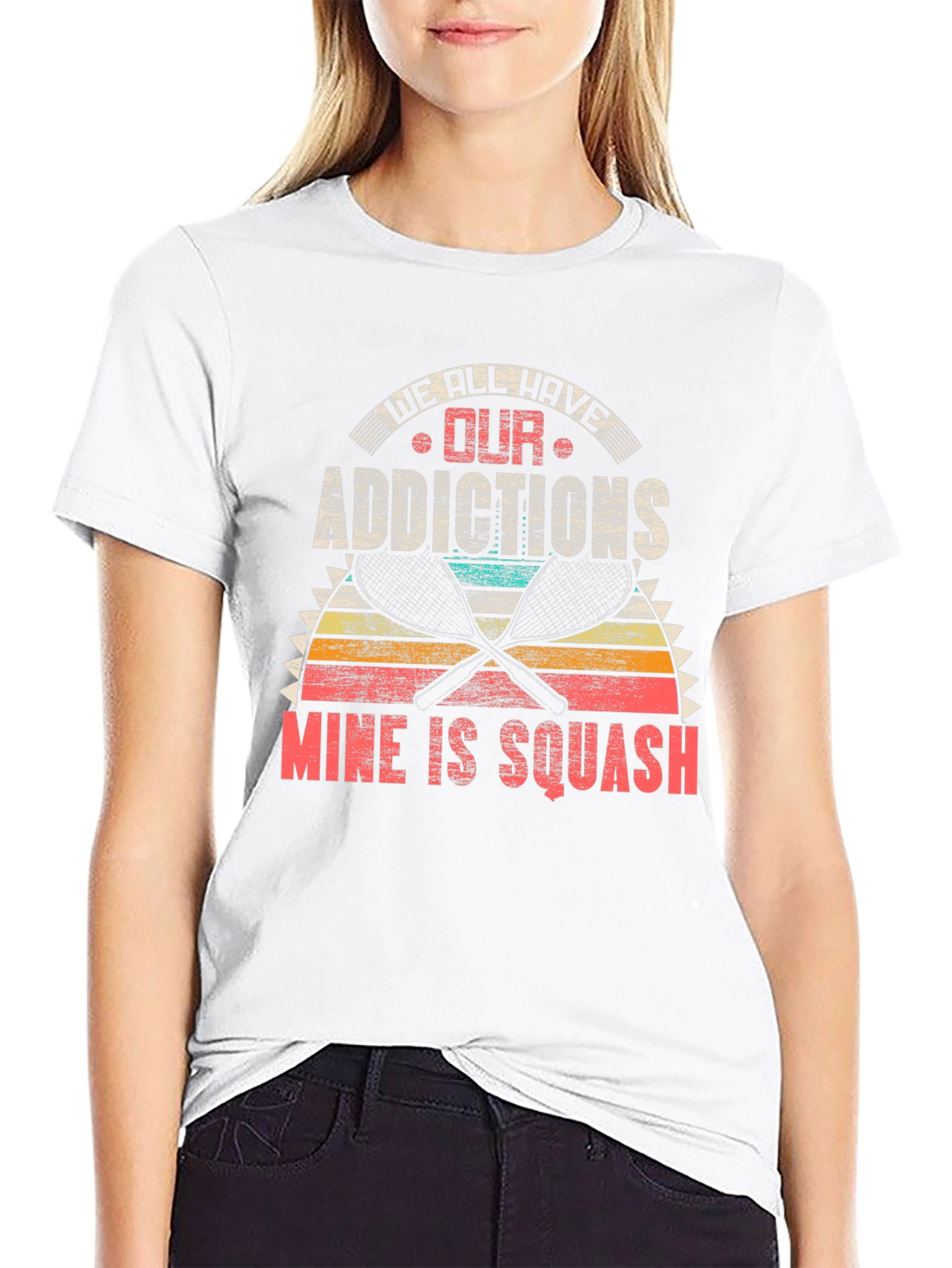 Squash Addictions Graphic T-Shirt
