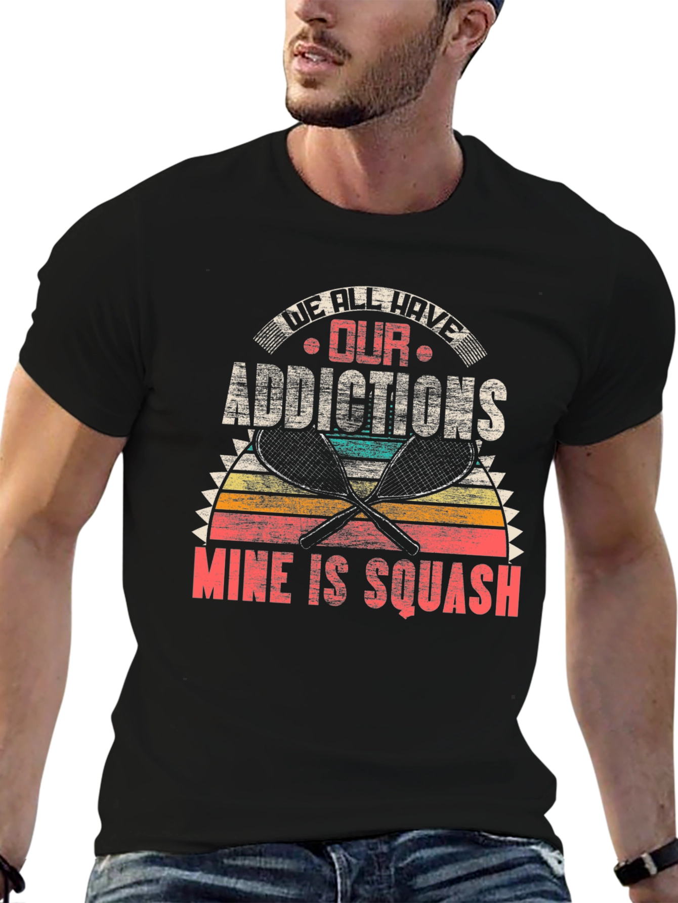 Squash Addictions Graphic T-Shirt