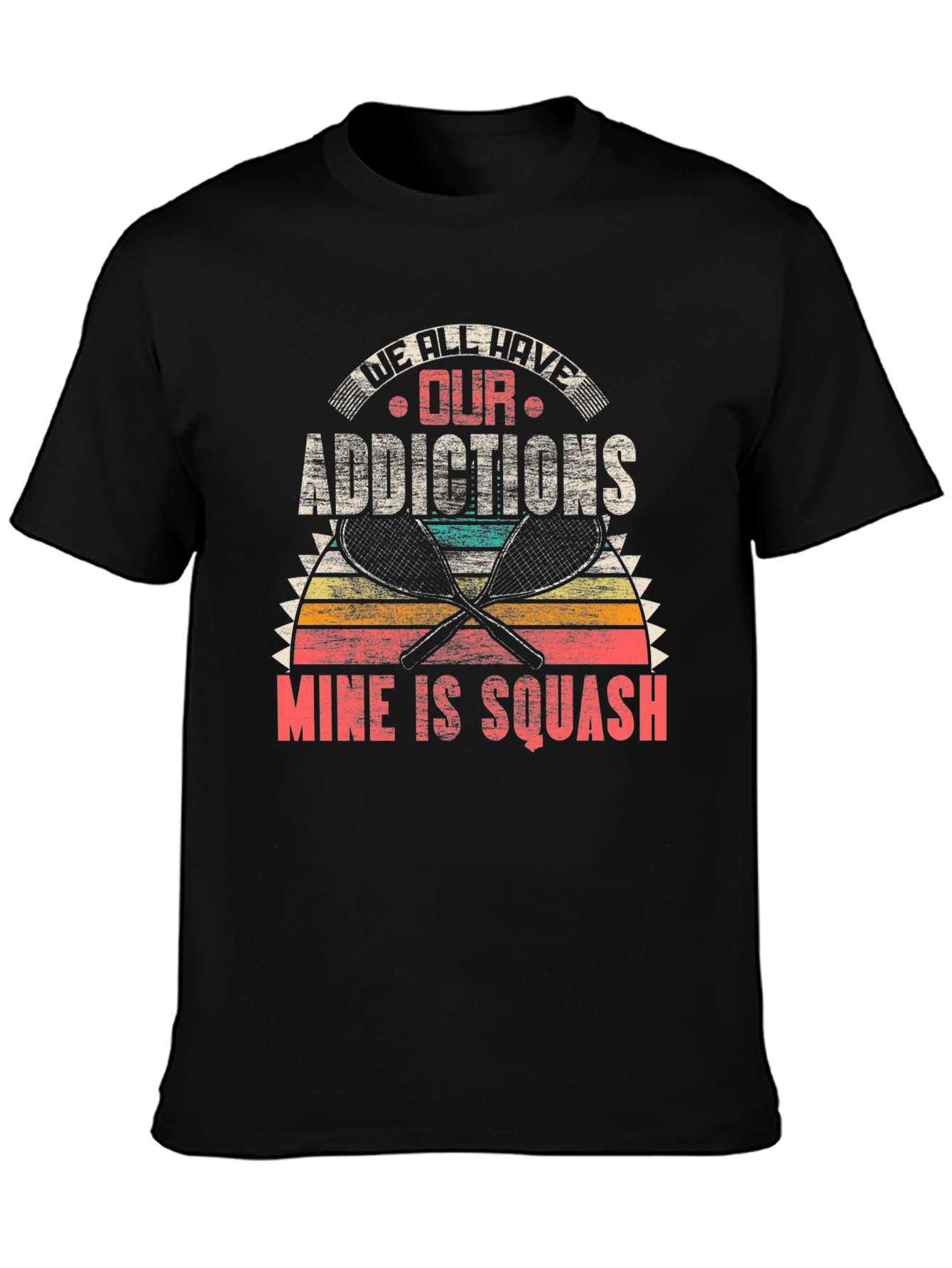Squash Addictions Graphic T-Shirt