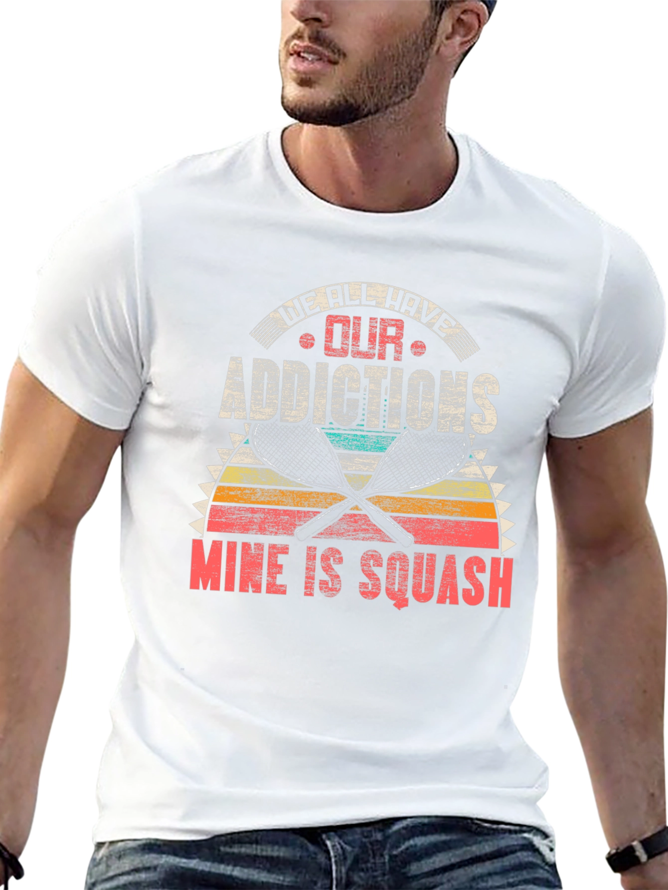 Squash Addictions Graphic T-Shirt