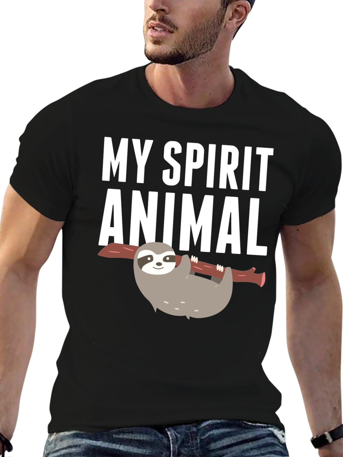 My Spirit Animal Sloth Graphic T-Shirt