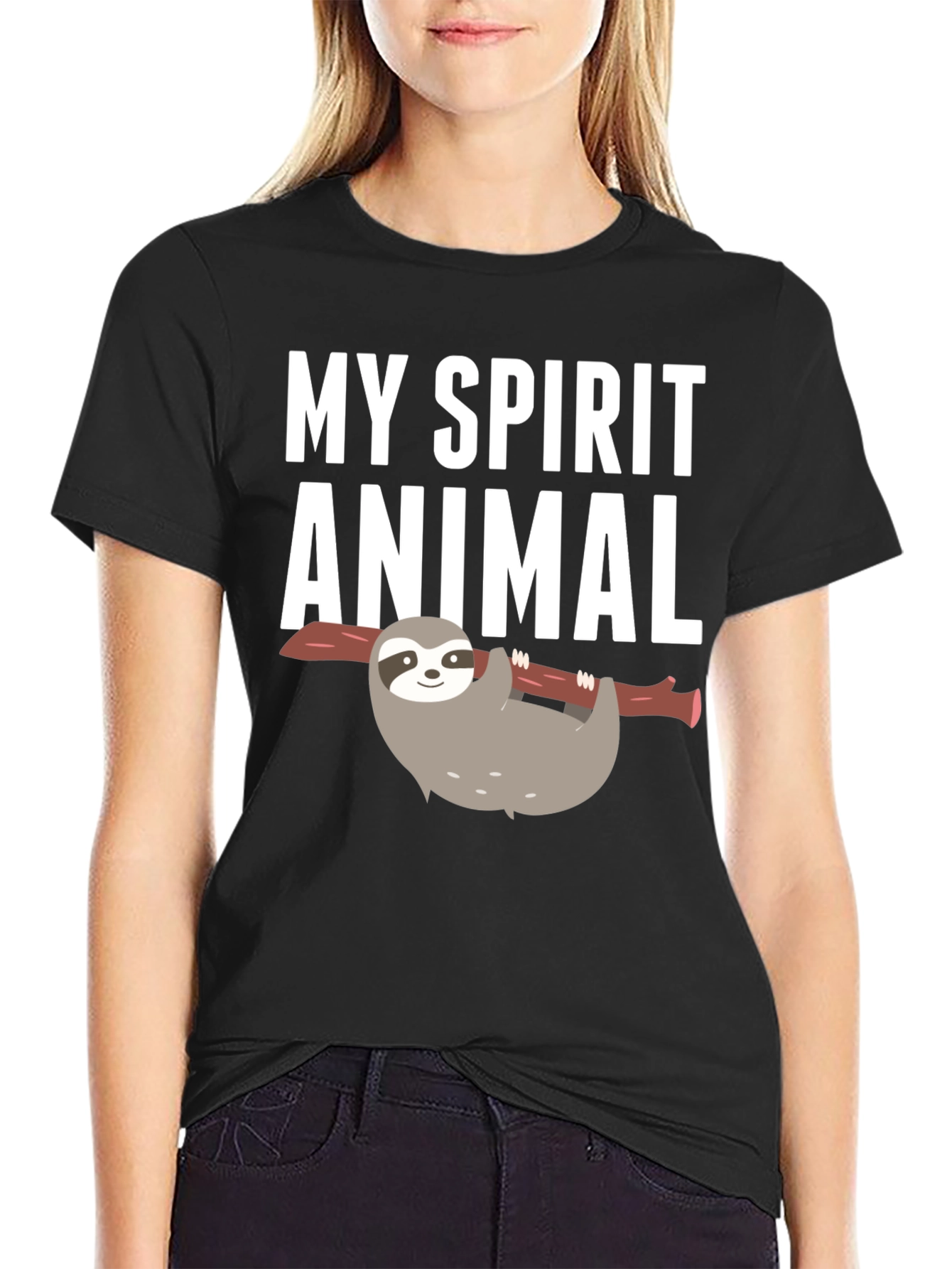 My Spirit Animal Sloth Graphic T-Shirt